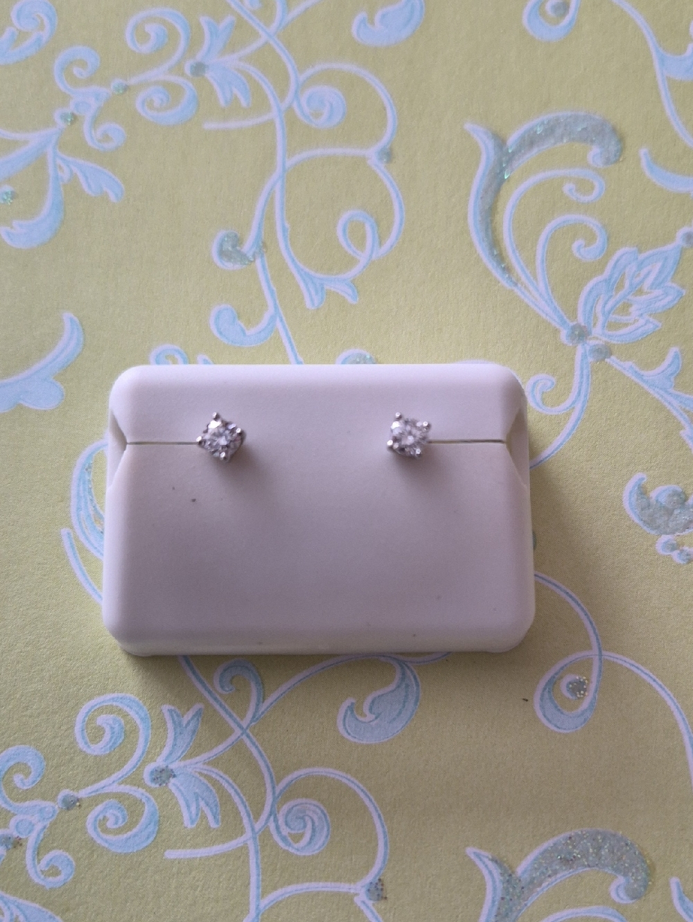 Moissante 925 Sterling Silver Stud Earrings